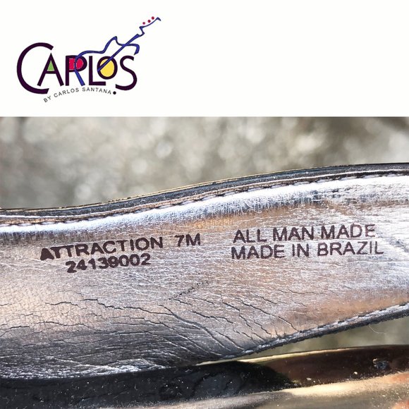 Carlos Santana artsy platform wedge shoes - Picture 9 of 9